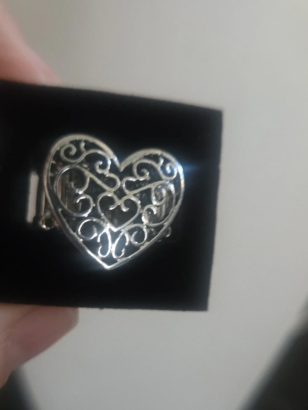 Paparazzi What A Heart Silver Ring NWT